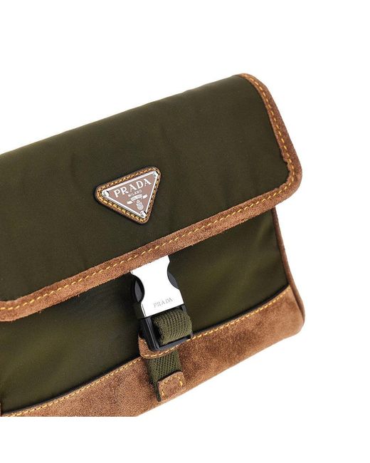 Pouch Porta Smartphone di Prada in Green da Uomo