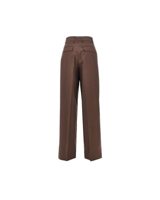 THE LATEST Brown 'Axel' Poplin Pants