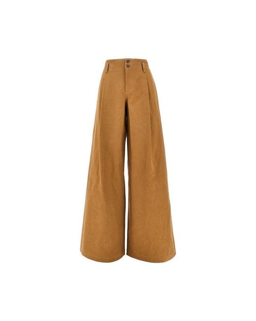 Pantalone Ampio di Chloé in Natural