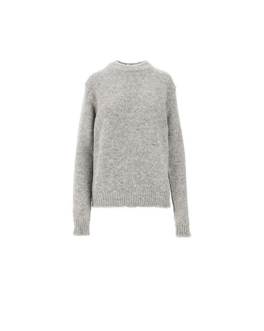 Pullover Girocollo di Jil Sander in Gray