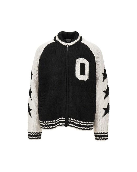 Obey Black Int. Cowichan' Full-Zip Sweater for men