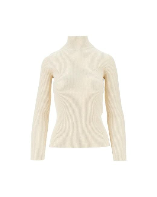 Lupetto A Costine 'Baby Fox' Donna di Maison Kitsuné in White