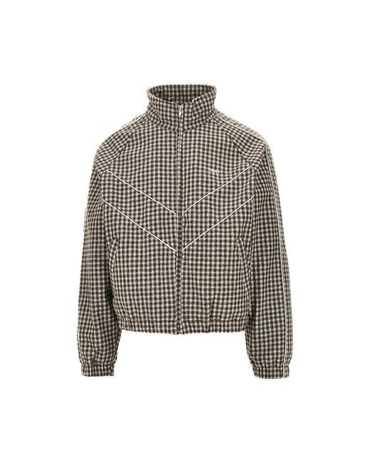 Obey Gray Leisure Padded Blouson Jacket for men
