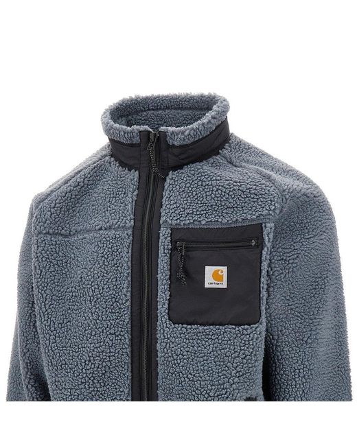 Carhartt Blue Fleece Zip-Up Jacket for men