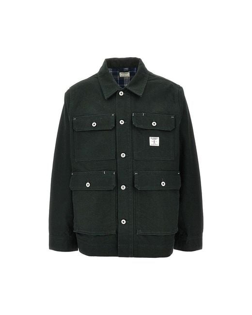 Roy Rogers Black Canvas Hunting Jacket for men