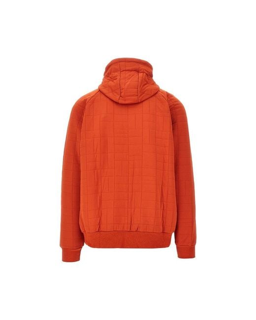 Under Armour Orange Ua Unstoppable Fleece Textured Fullzip Hoodie for men