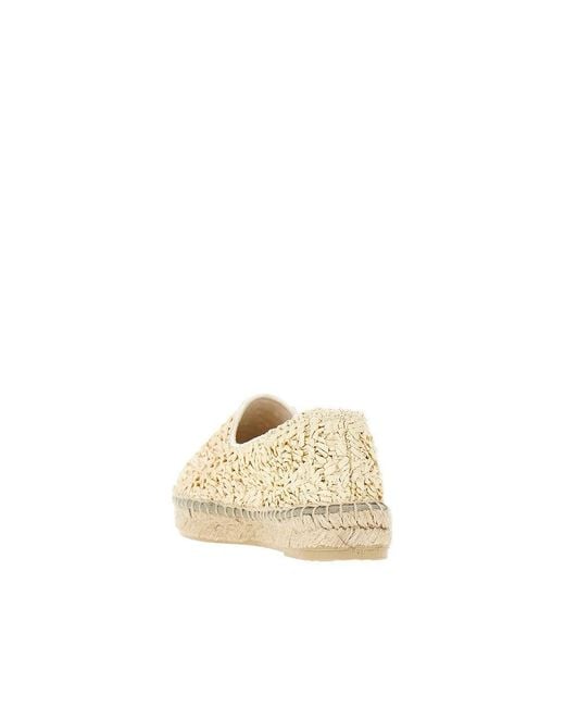 Manebí Natural Woven Raffia Espadrilles