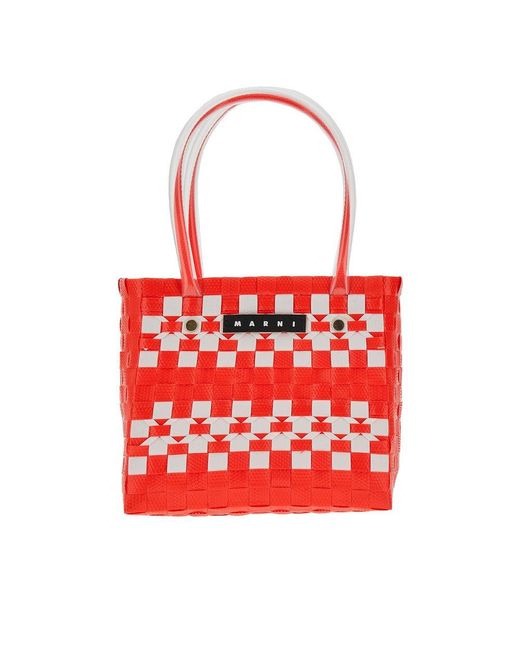 Marni woven tote sale