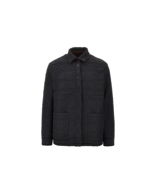 Wax London Brown 'Mount' Reversible Overshirt for men