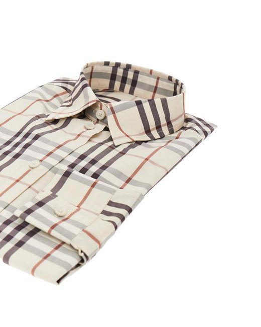 Burberry Natural Check Cotton Shirt
