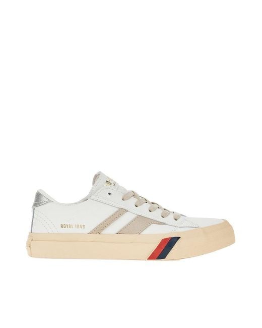Pro Keds Natural 'Royal Classic' Leather Sneakers