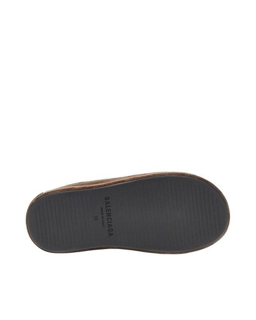 Sabot Con Platform 'Alaska Soft' di Balenciaga in Brown