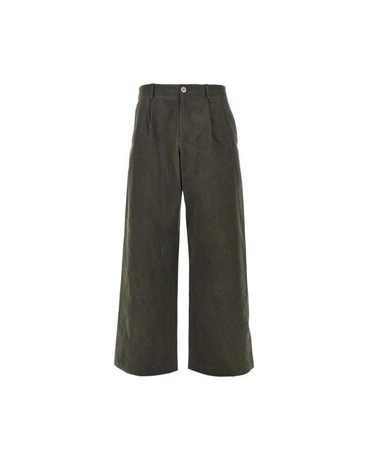 Our Legacy Green Cotton 'Bridge' Chino Pants for men