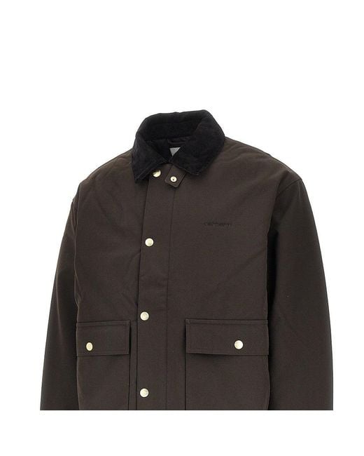 Carhartt Black 'Quentin' Nylon Canvas Jacket for men
