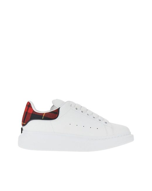 McQueen White Leather Oversize Sneakers for men