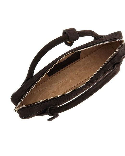 Alaïa Brown Suede Leather 'Le Teckel' Clutch
