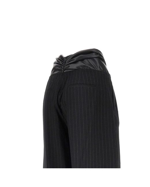ANDAMANE Black Gabardine 'Astra' Pants