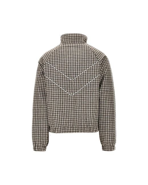 Obey Gray Leisure Padded Blouson Jacket for men