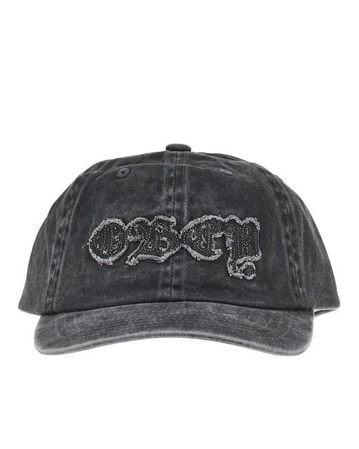 Cappello Baseball Pigment Static di Obey in Gray da Uomo