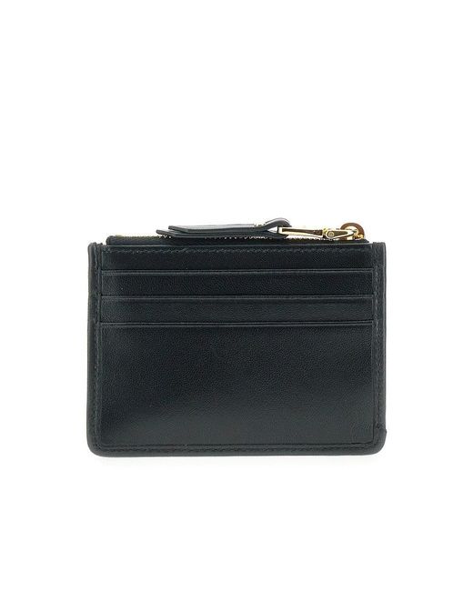 Miu Miu Black Matelassé Nappa Leather Cardholder