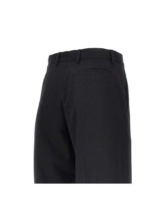 BRERAS Milano Black 'Orazio' Pants With Dart for men