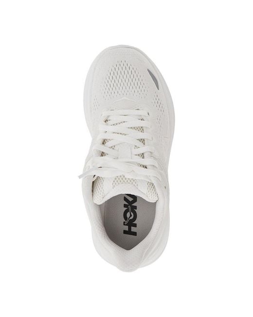 Hoka One One White 'Bondi 9' Sneakers