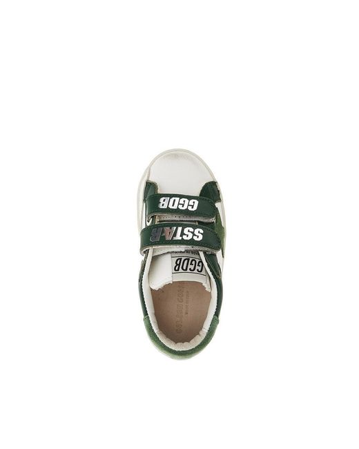 Golden Goose Deluxe Brand Green Old School Sneakers Kids
