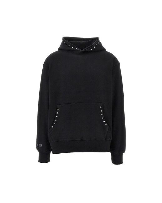 Pleasures Black Daft Punk X 'Lucky Studded' Hoodie for men