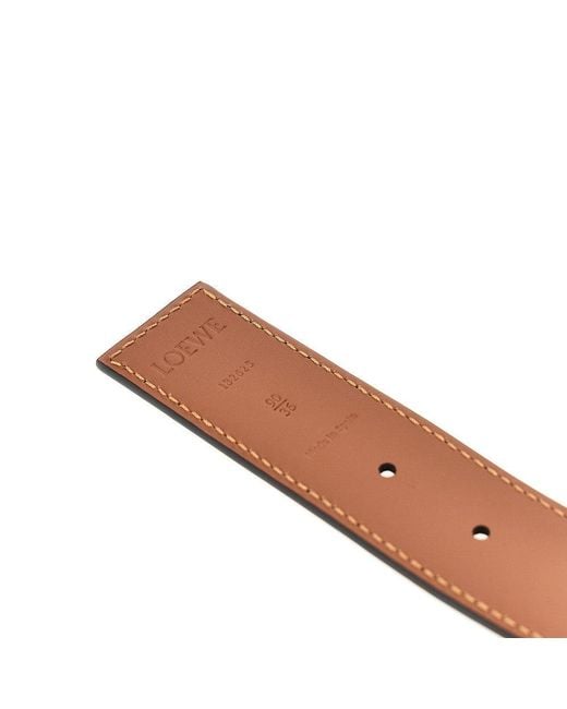 Loewe Black 'Anagram' Reversible Belt for men