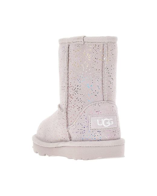 Ugg Gray Classic Ii Shimmer Sky Boots Kids