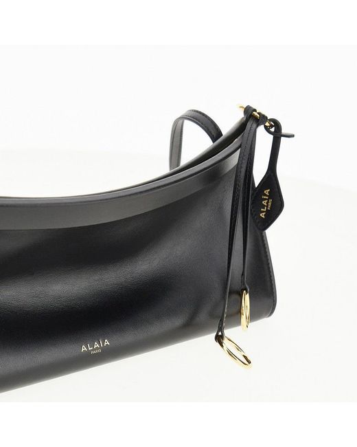 Alaïa Black Medium 'Le Click East West' Leather Bag
