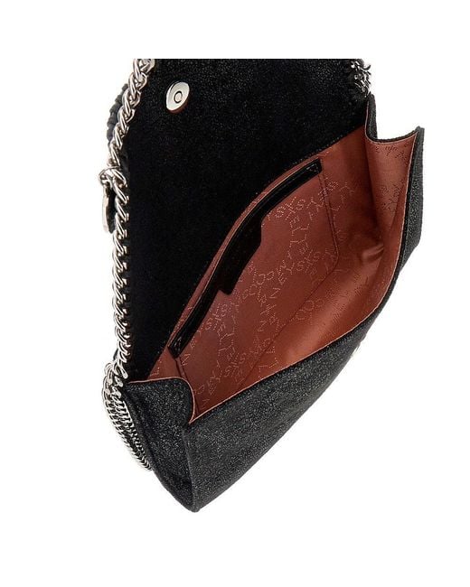 Stella McCartney Black Mini Falabella Crossbody Bag