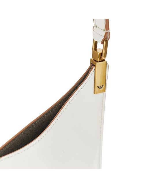 Borsa A Spalla Piccola di Emporio Armani in White