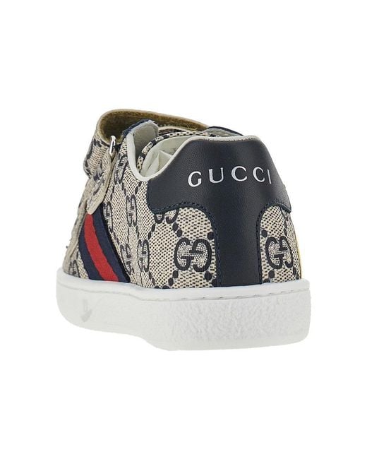 Gucci Multicolor Mr. Little Miss Print 'Ace' Sneakers Kids