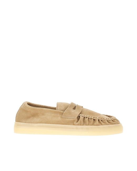 COPENHAGEN Natural Suede Leather Loafers for men