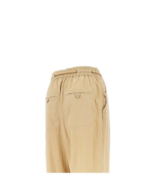 Isabel Marant Natural 'Falcona' Lyocell-Blend Pants