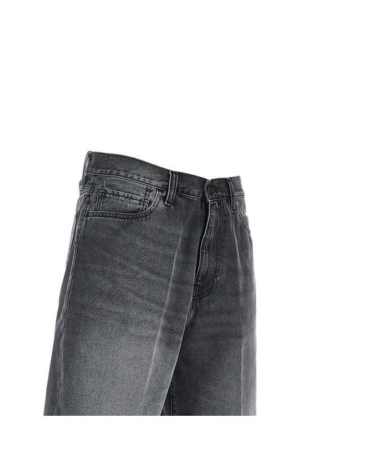 Carhartt Gray 'Landon' Denim Shorts for men