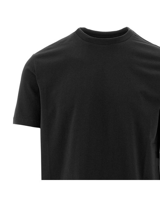 Emporio Armani Black Viscose Jersey T-Shirt for men