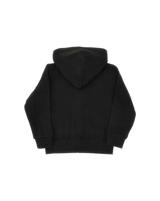 Ralph Lauren Black Full-Zip Hoodie With Logo Embroidery Kids for men