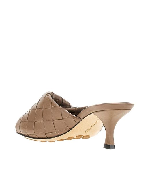 Bottega Veneta Brown 'Blink' Leather Mules