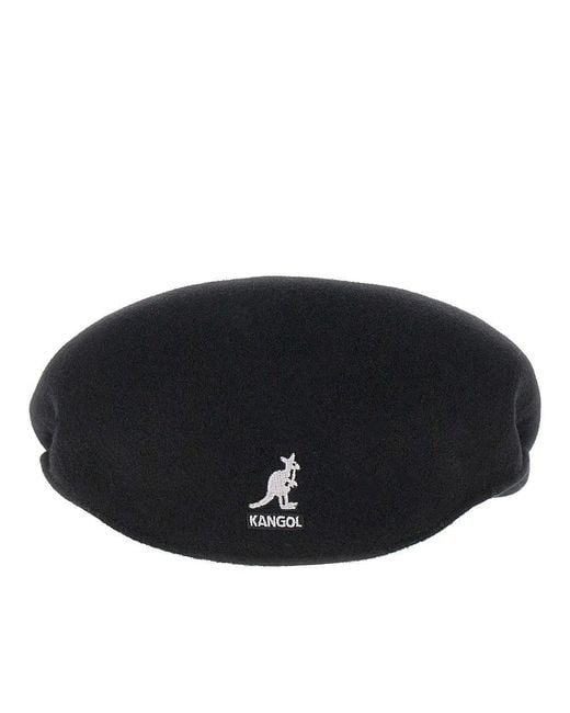 Kangol Black 504 Wool Cap for men