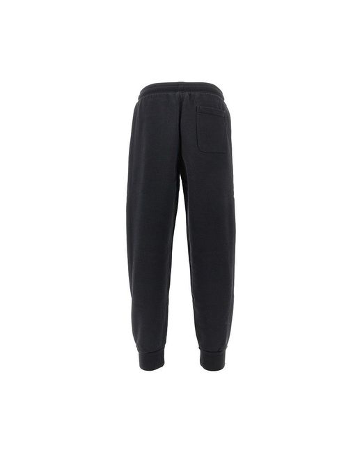 AMI Black De Coeur' Organic Cotton Sweatpants for men
