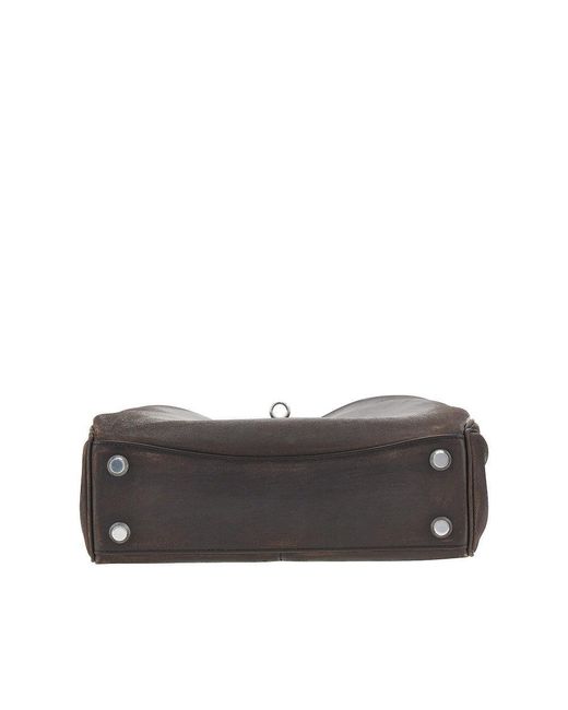 Balenciaga Black Leather Small 'Rodeo' Bag
