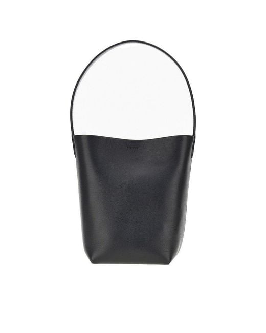 The Row Black Small N/S Park Tote Bag
