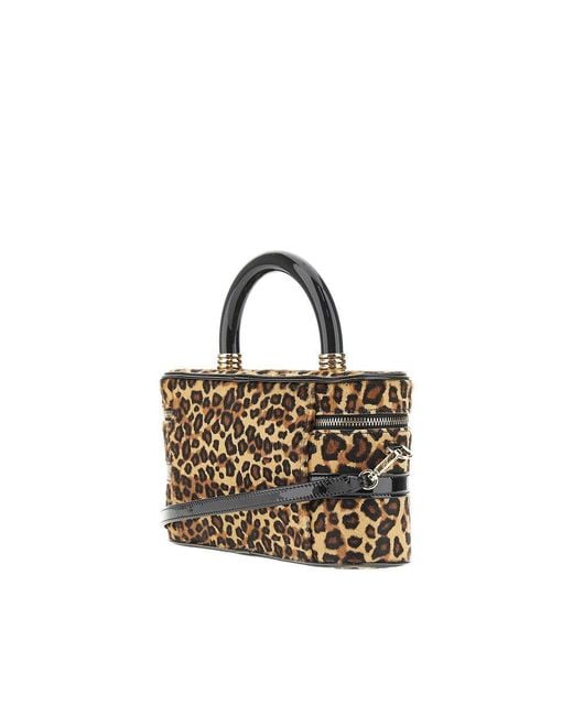Roger Vivier Black Calfhair Mini 'Belle Vivier Vanity' Bag