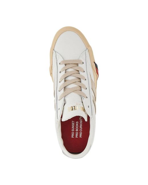 Pro Keds Natural 'Royal Classic' Leather Sneakers