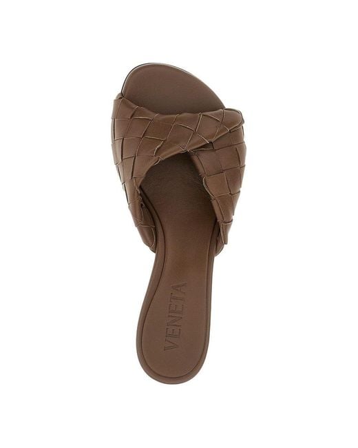 Bottega Veneta Brown 'Blink' Leather Mules