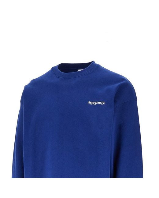 Felpa Girocollo 'Dave' Uomo di POLAR SKATE in Blue da Uomo