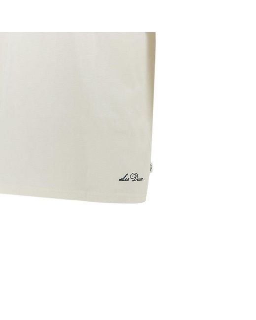 Les Deux White 'Ben Arrtist' Printed T-Shirt for men