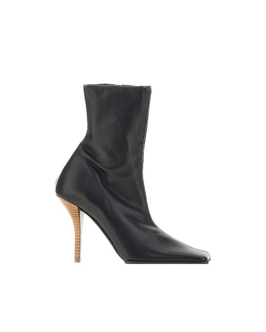 Alaïa Black Soft Square Sock Boots